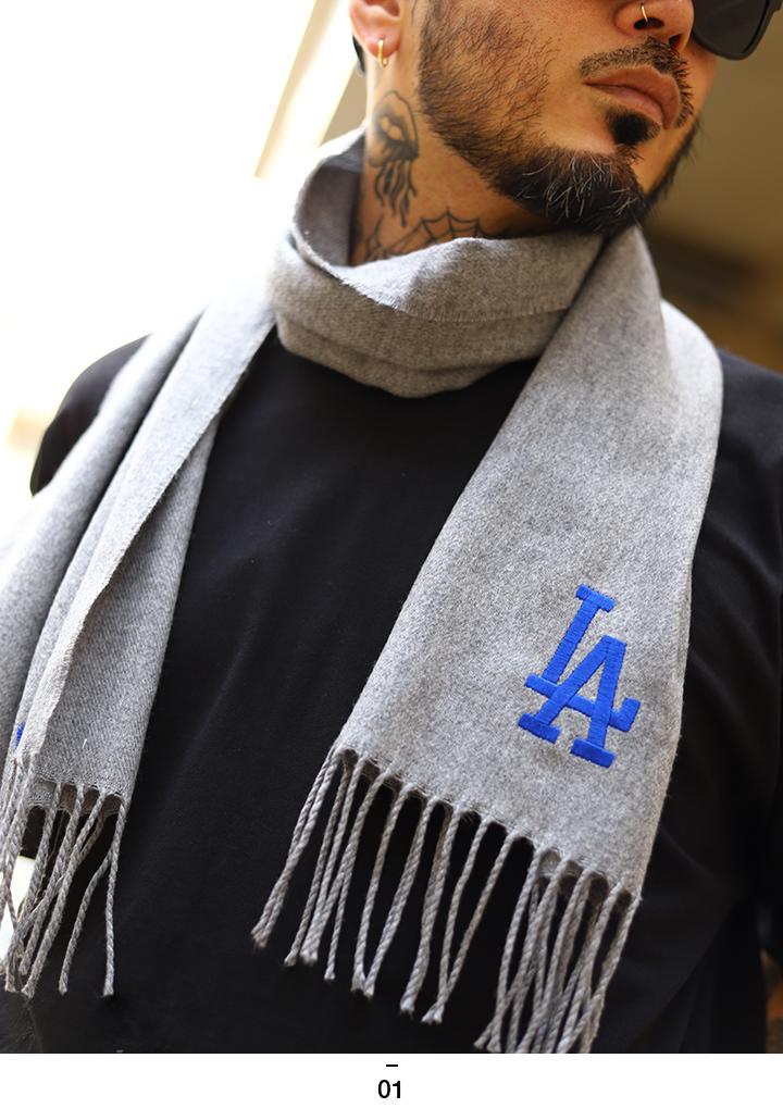 MLB ロサンゼルス ドジャース LA ヤンキース NY マフラー 日本製