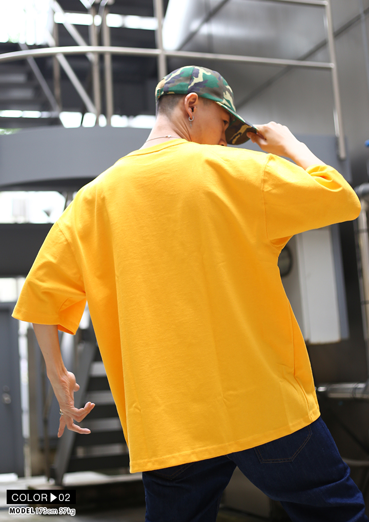 CAMBER キャンバー Tシャツ 半袖 メンズ レディース 黄色 大きい