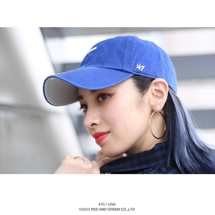 47 キャップ ドジャース  MLB Dodgers LA ロゴ 47brand フォーティセブン 帽子 cap ローキャップ 浅め 青 かっこいい CAP メジャーリーグ｜weekindenim｜11