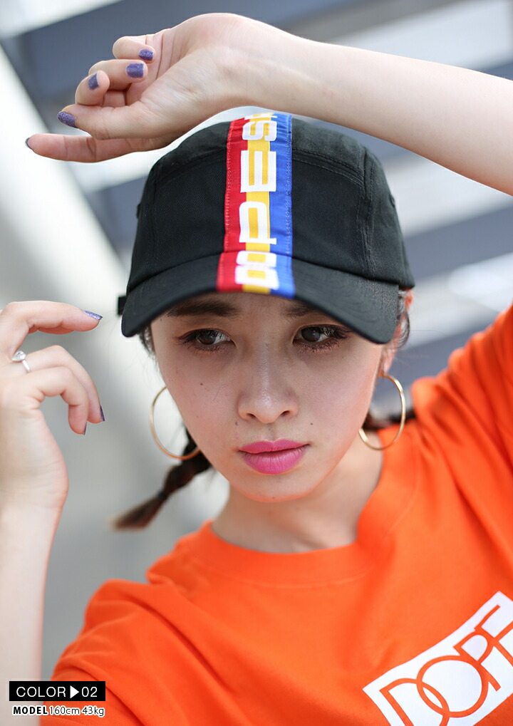 ドープスポーツ DOPE SPORTS 帽子 メンズ キャップ ブランド ジェットキャップ マウンテンキャップ CAP レディース b系 ライン リボンテープ トリコロール｜weekindenim｜08