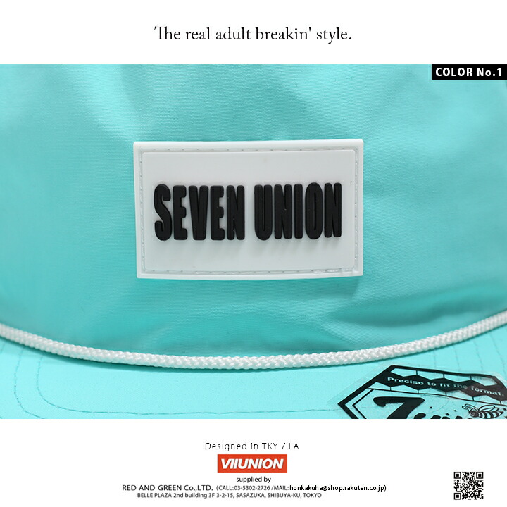 セブンユニオン 7UNION キャップ ミントグリーン セブンユニオン 7UNION 帽子 メンズ キャップ ブランド