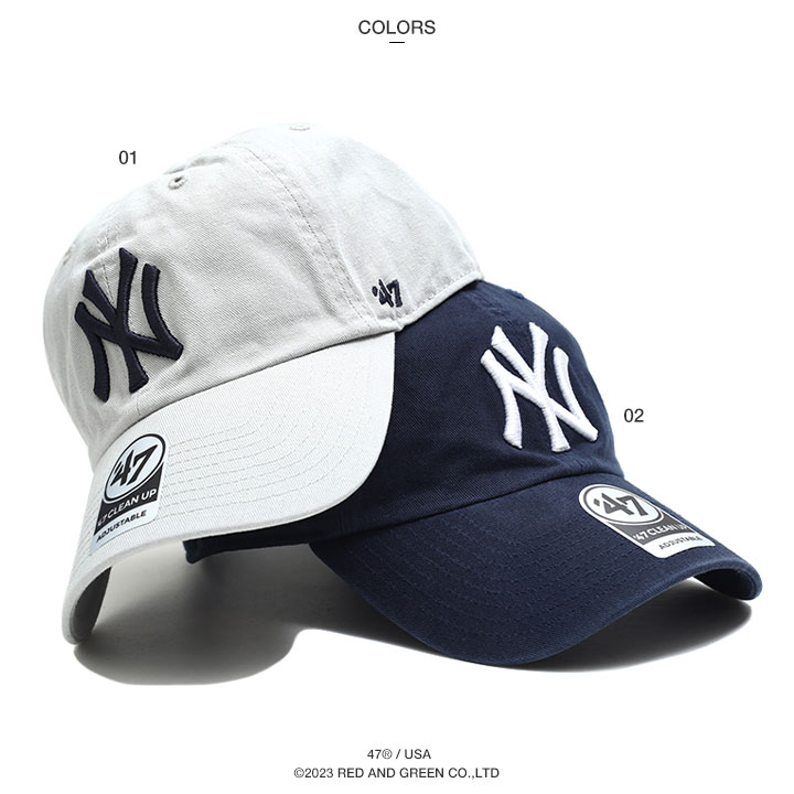 47 キャップ 47brand ニューヨーク ヤンキース 帽子 ローキャップ メンズ レディース 紺 MLB NY ロゴ フォーティセブン cap おしゃれ かっこいい｜weekindenim｜10