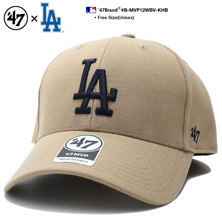 47 キャップ ドジャース MLB Dodgers LA ロゴ 47brand フォーティセブン 帽子 cap ローキャップ 浅め シンプル