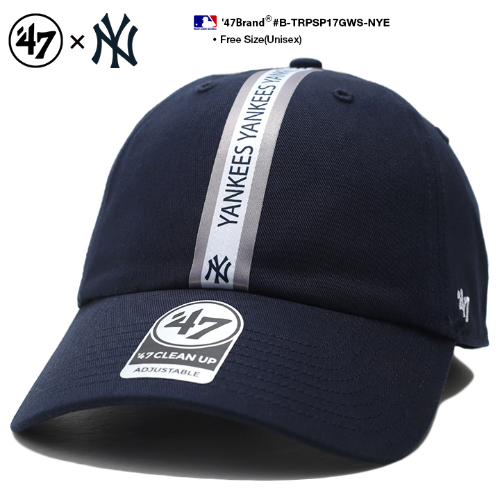 47 キャップ 47brand ニューヨーク ヤンキース 帽子 ローキャップ メンズ レディース 紺 MLB ライン フォーティセブン cap おしゃれ かっこいい｜weekindenim｜03