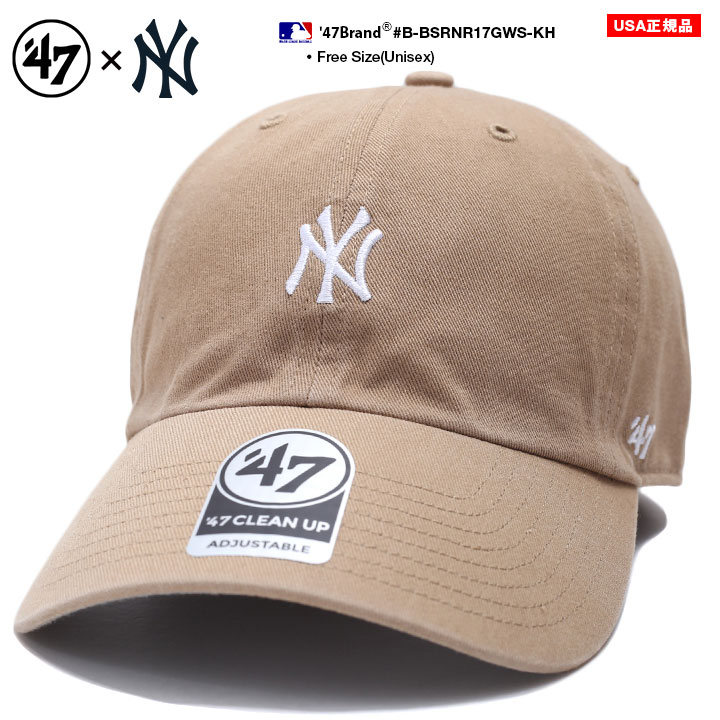 47 キャップ 47brand ニューヨーク ヤンキース 帽子 ローキャップ メンズ レディース カーキ MLB NY ロゴ フォーティセブン cap おしゃれ かっこいい｜weekindenim｜04