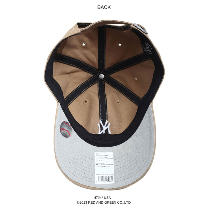 47 キャップ 47brand ニューヨーク ヤンキース 帽子 ローキャップ メンズ レディース カーキ MLB NY ロゴ フォーティセブン cap おしゃれ かっこいい｜weekindenim｜14