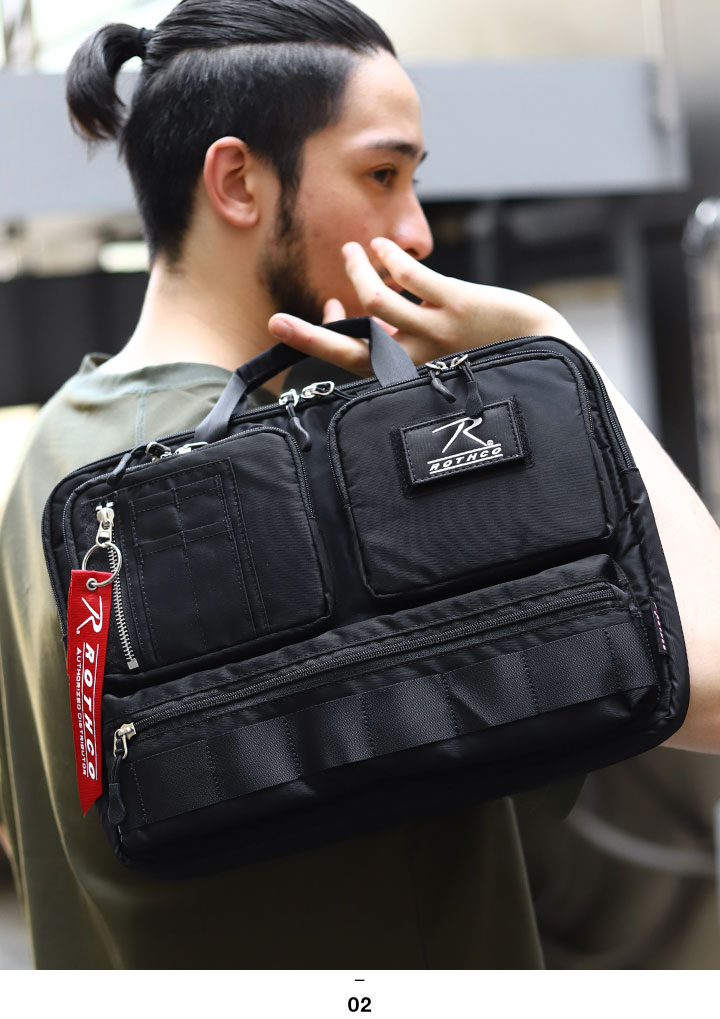 ROTHCO ロスコ 13インチ pcケース ワッペン 手提げ 布 ナイロン 帆布