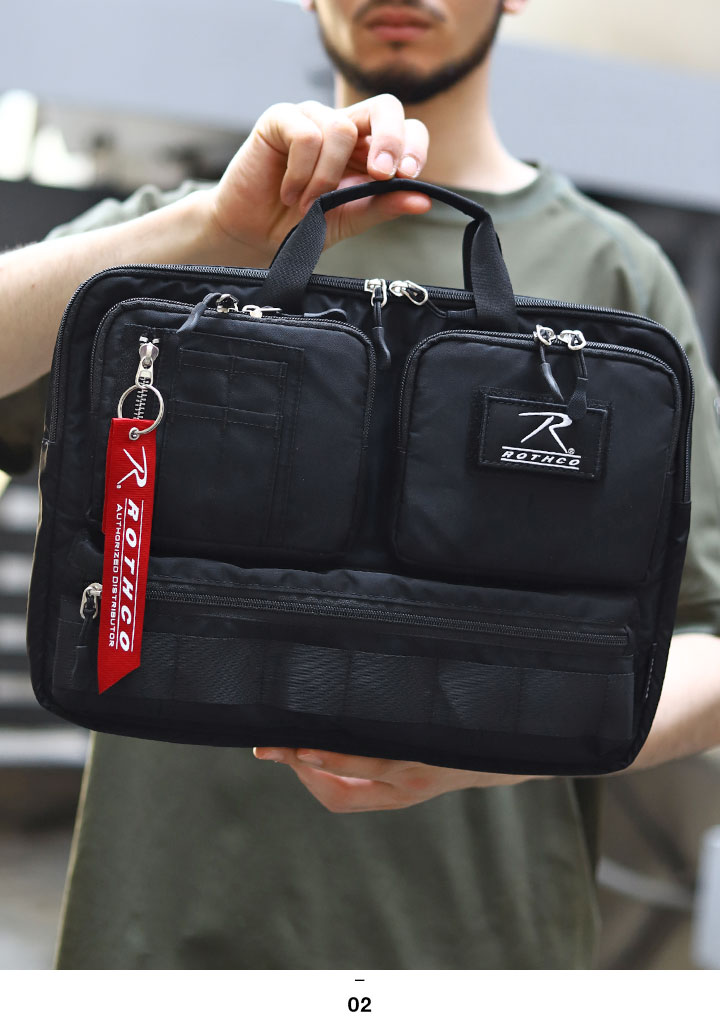 ROTHCO（ロスコ） 13インチ pcケース ワッペン 手提げ 布 ナイロン