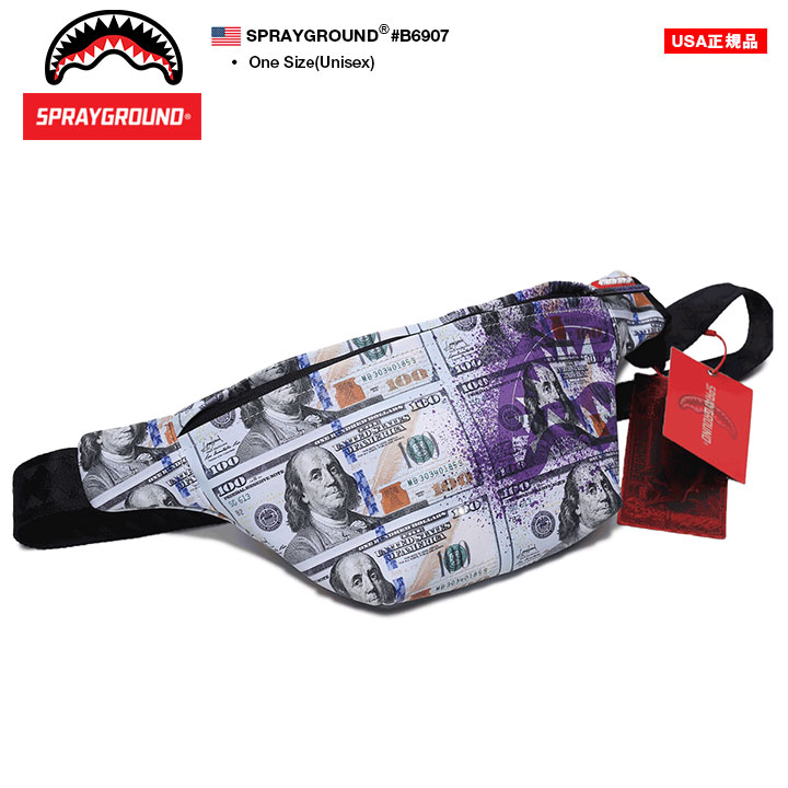 人気 sprayground ウエストポーチ