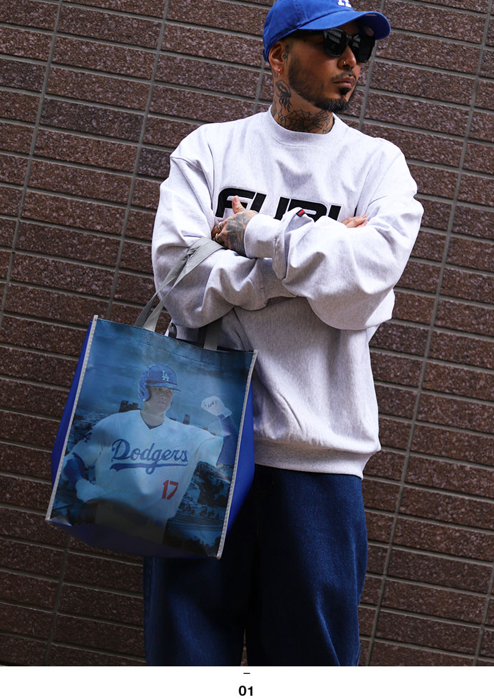 MLB トートバッグ ドジャース 大谷翔平 選手 写真 公式