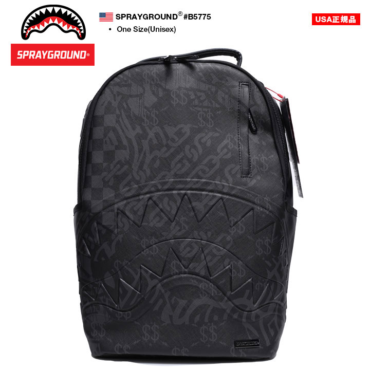 SPRAY GROUND リュック バックパック レザー 大きめ 大容量 高機能 BAG 