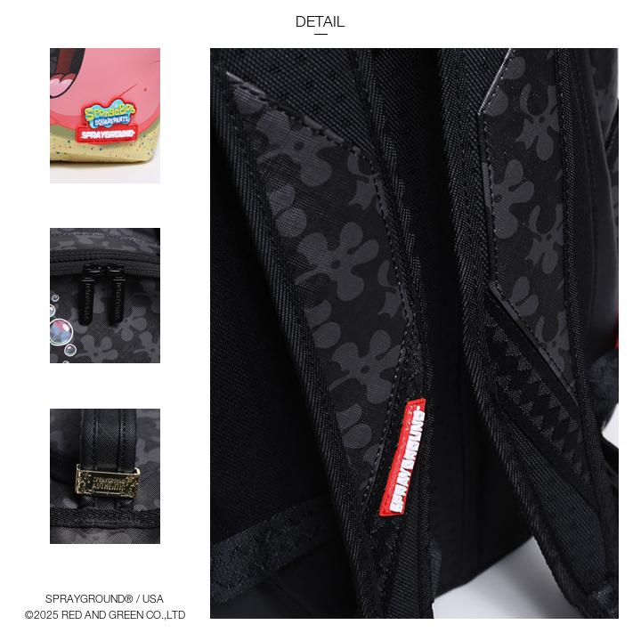 SPRAY GROUND × スポンジボブ リュック バックパック レザー 大きめ 大