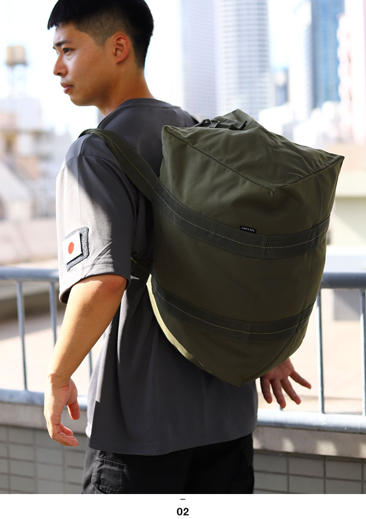 零 ZERO ボストンバッグ 大容量 軽量 ナイロン 3泊 大型 ダッフル OD色
