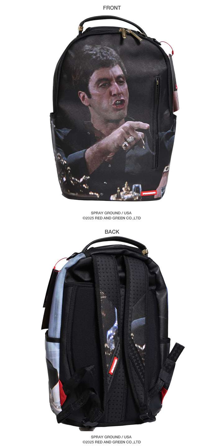 SPRAY GROUND × 映画 スカーフェイス リュック バックパック レザー