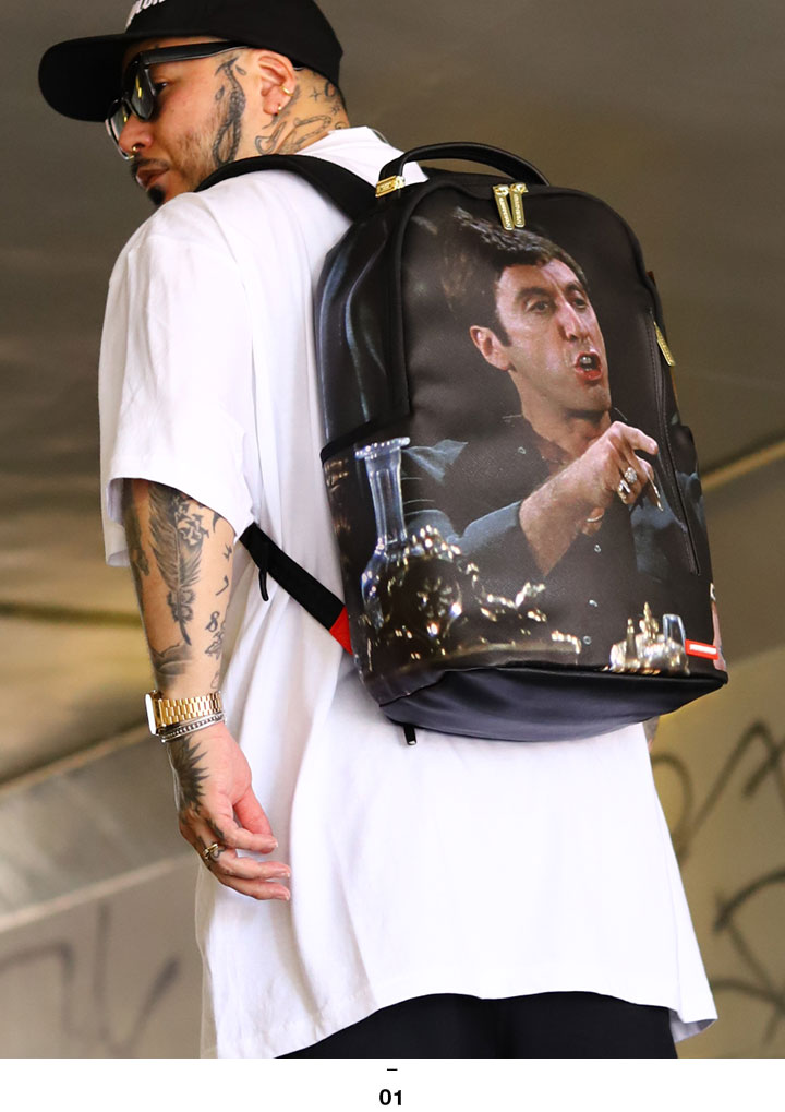 SPRAY GROUND × Scarface リュック バックパック コラボ 公式 Sprayground Scarface Backpack | italist