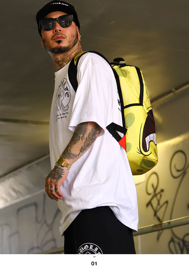 SPRAY GROUND × スポンジボブ バッグ 限定 コラボ 公式グッズ
