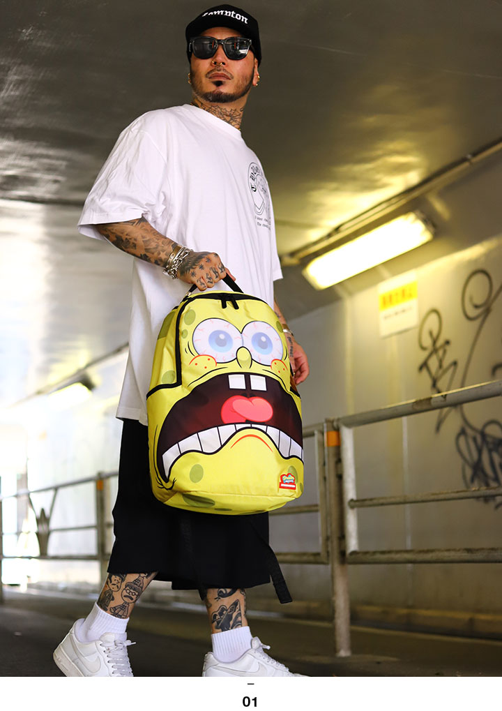 SPRAY GROUND × スポンジボブ バッグ 限定 コラボ 公式グッズ