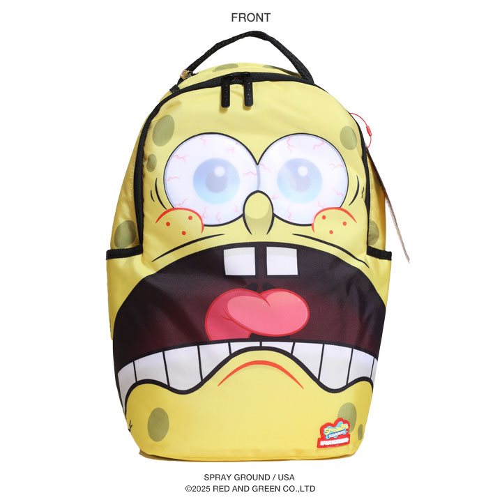 【即購入歓迎】スポンジボブ× Sprayground 海外正規 新品 送料無料 SPRAY GROUND × スポンジボブ バッグ 限定 コラボ 公式グッズ