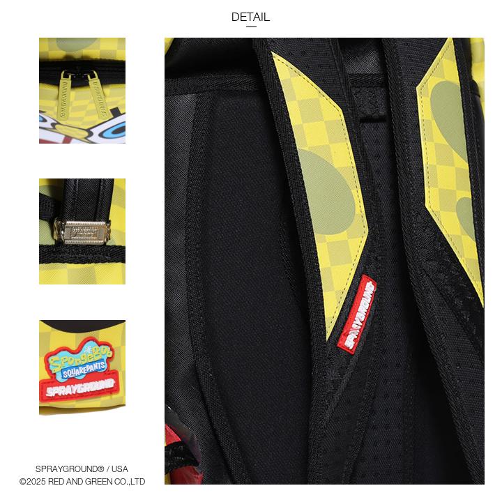 【即購入歓迎】スポンジボブ× Sprayground 海外正規 新品 送料無料 SPRAY GROUND スプレーグラウンド スポンジボブ リュック バック