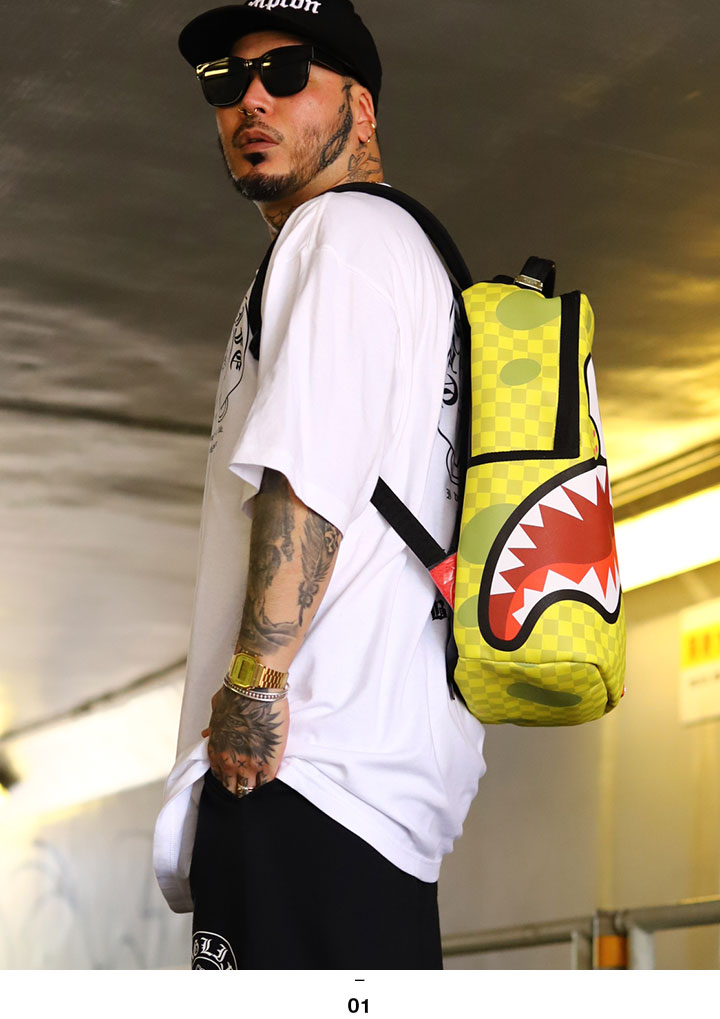 SPRAY GROUND × スポンジボブ リュック バックパック レザー
