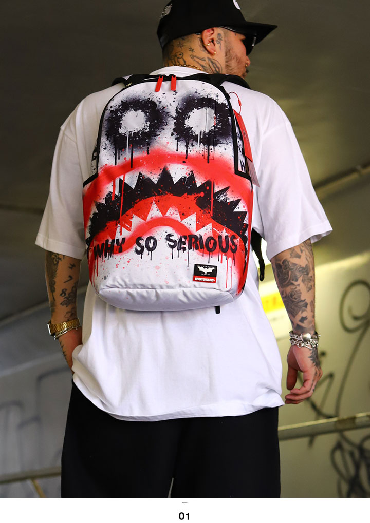 SPRAY GROUND × バットマン Joke ジョーカー バッグ 限定 コラボ