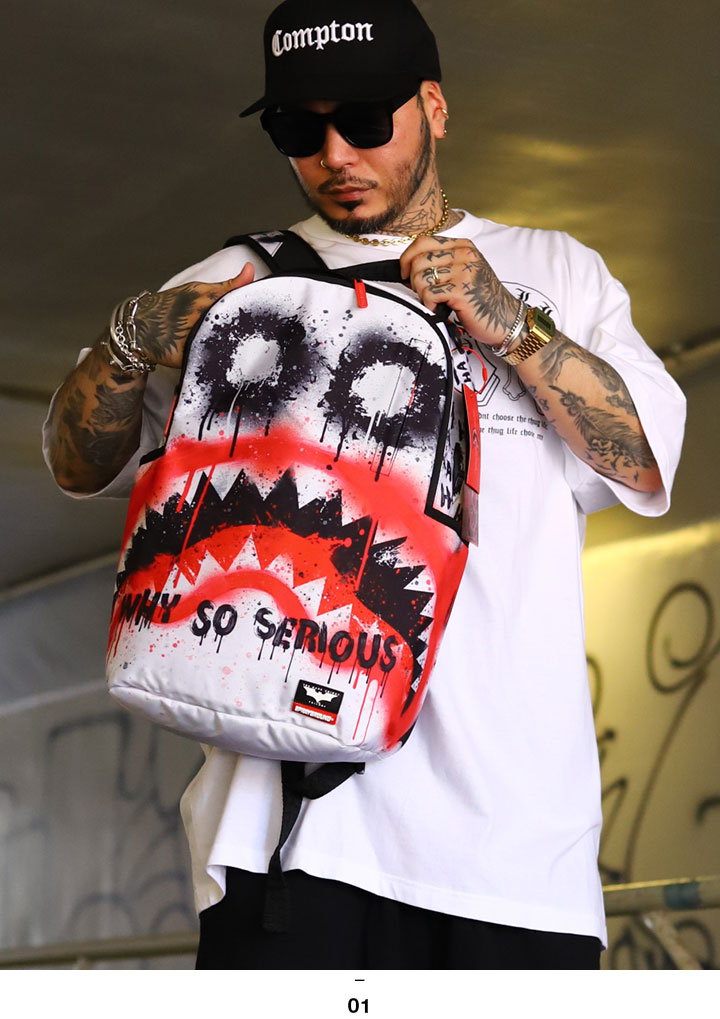 SPRAY GROUND × バットマン Joke ジョーカー バッグ 限定 コラボ