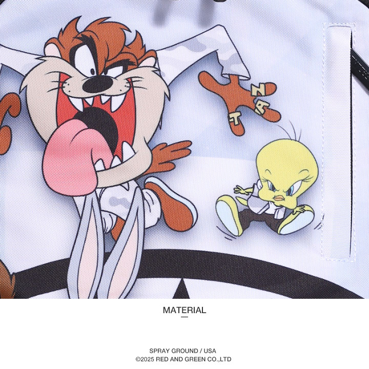 SPRAY GROUND × ルーニー・テューンズ バッグ 大きいサイズ Looney