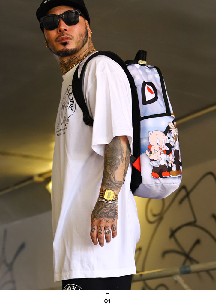 SPRAY GROUND × ルーニー・テューンズ バッグ 大きいサイズ Looney