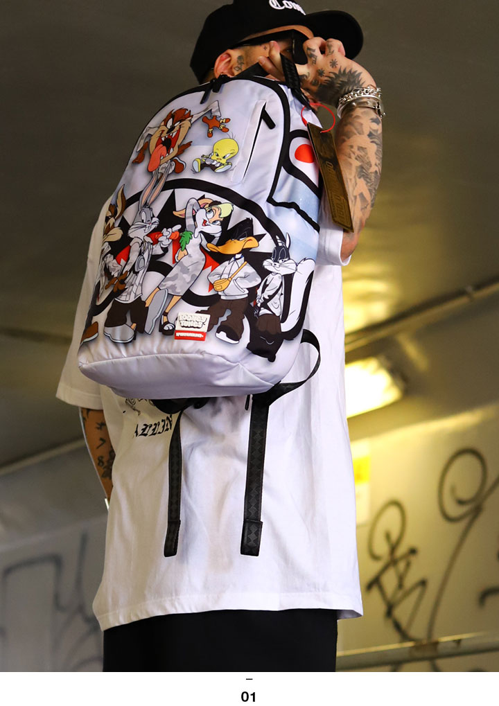 SPRAY GROUND × ルーニー・テューンズ バッグ 大きいサイズ Looney