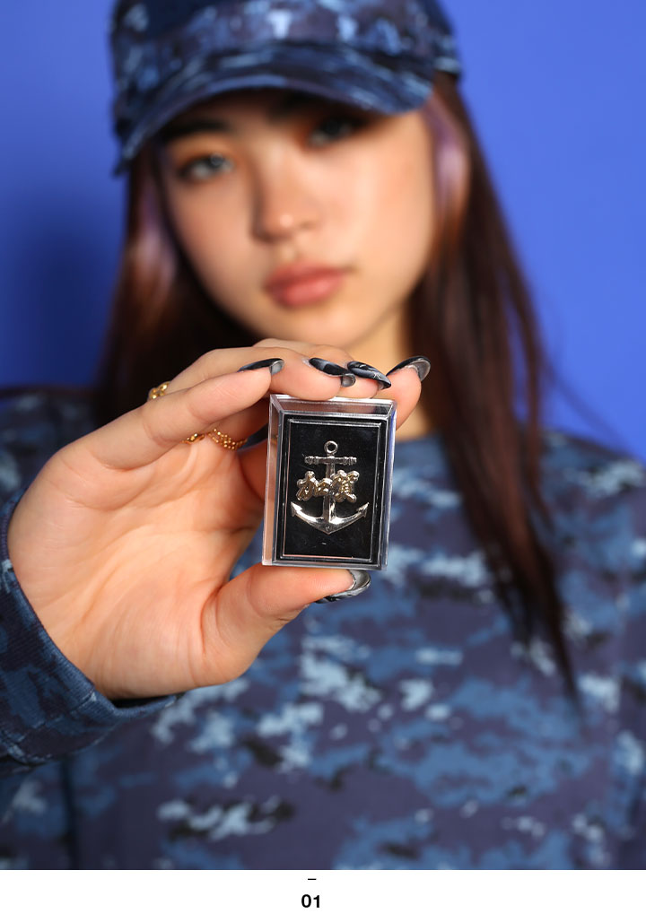 自衛隊 グッズ 護衛艦 かが 海自 ピンバッチ ピンバッジ スーツ 襟