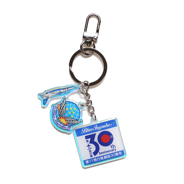 自衛隊 グッズ ブルーインパルス エンブレム 空自 30周年 記念