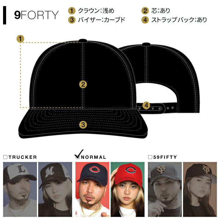 ニューエラ NEW ERA キャップ 大きいサイズ ロゴ スポーツ 9forty 0帽子 cap ローキャップ 浅め スナップバックキャップ シンプル 高級感 ペイズリー柄｜weekindenim｜04