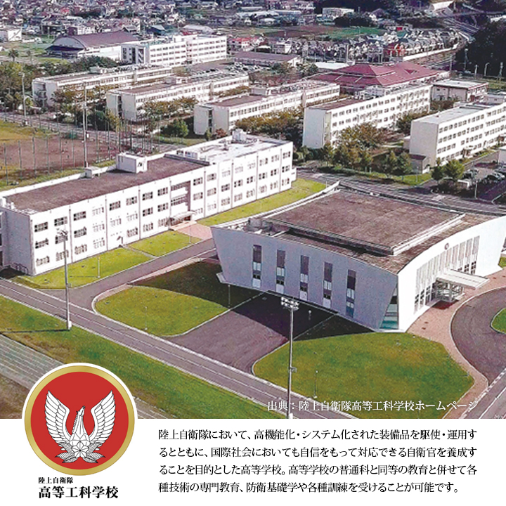 自衛隊 グッズ 陸自 陸上自衛隊高等工科学校 HTS 校章 ピンバッチ