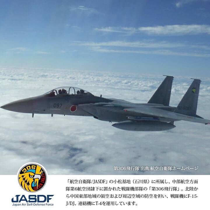 自衛隊 グッズ 第306飛行隊 ゴールデンイーグル F15 空自 ピンバッチ 