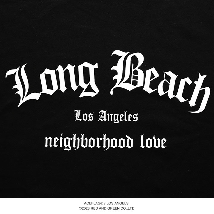 ACE FLAG パーカー ブランド 長袖 スウェット 裏パイル 大きいサイズ エースフラッグ フードパーカー Long Beach ロングビーチ LBC Los Angeles ロサンゼルス｜weekindenim｜11