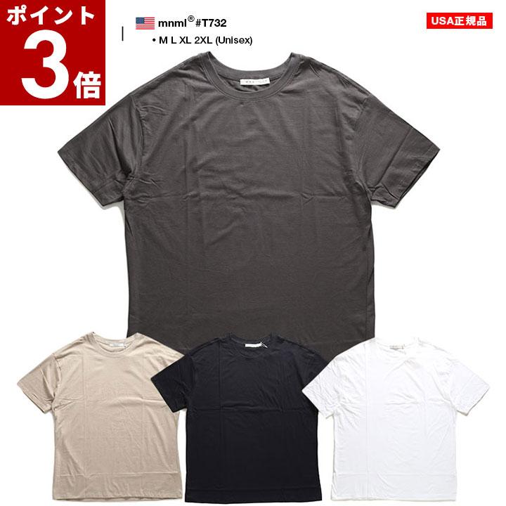 mnml Tシャツ 半袖 大きいサイズ ビッグシルエット オーバーサイズ ミニマル おしゃれ かっこいい 無地 シンプル モダン ヒップホップ ストリート系｜weekindenim