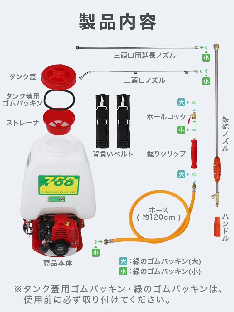 噴霧器 エンジン式 26cc 背負い式 大容量 25L ポータブル噴霧器 農薬