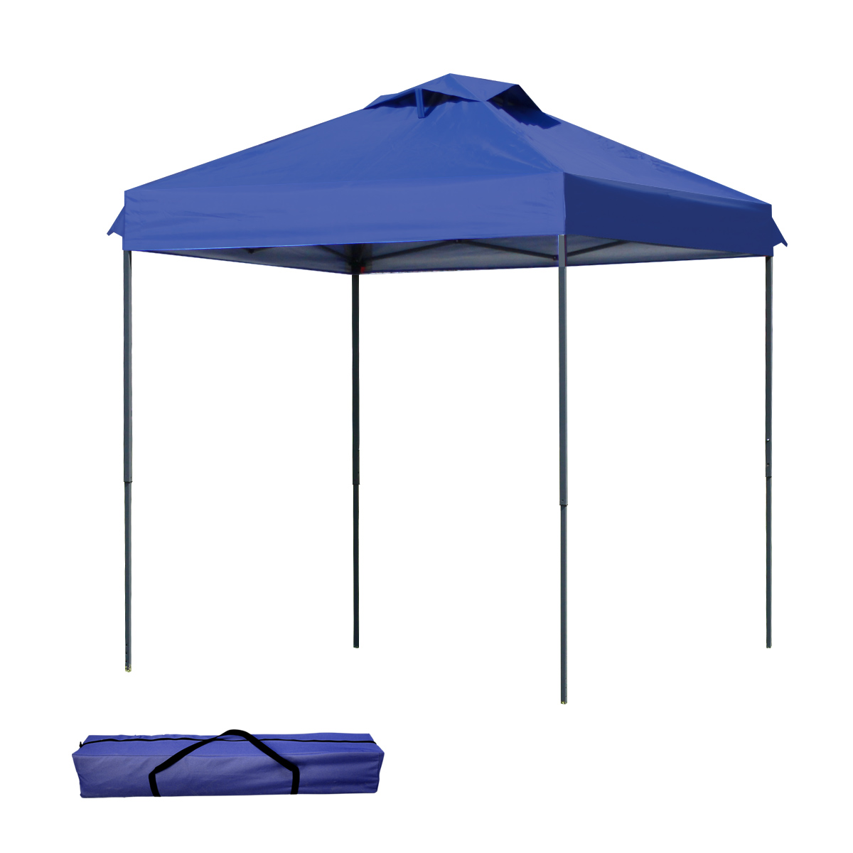 タープテント 2m×2m ワンタッチ サンシェード スチール 日よけ ベンチレーション付き 通気性抜群 紫外線防止 UVカット 撥水加工 MERMONT
