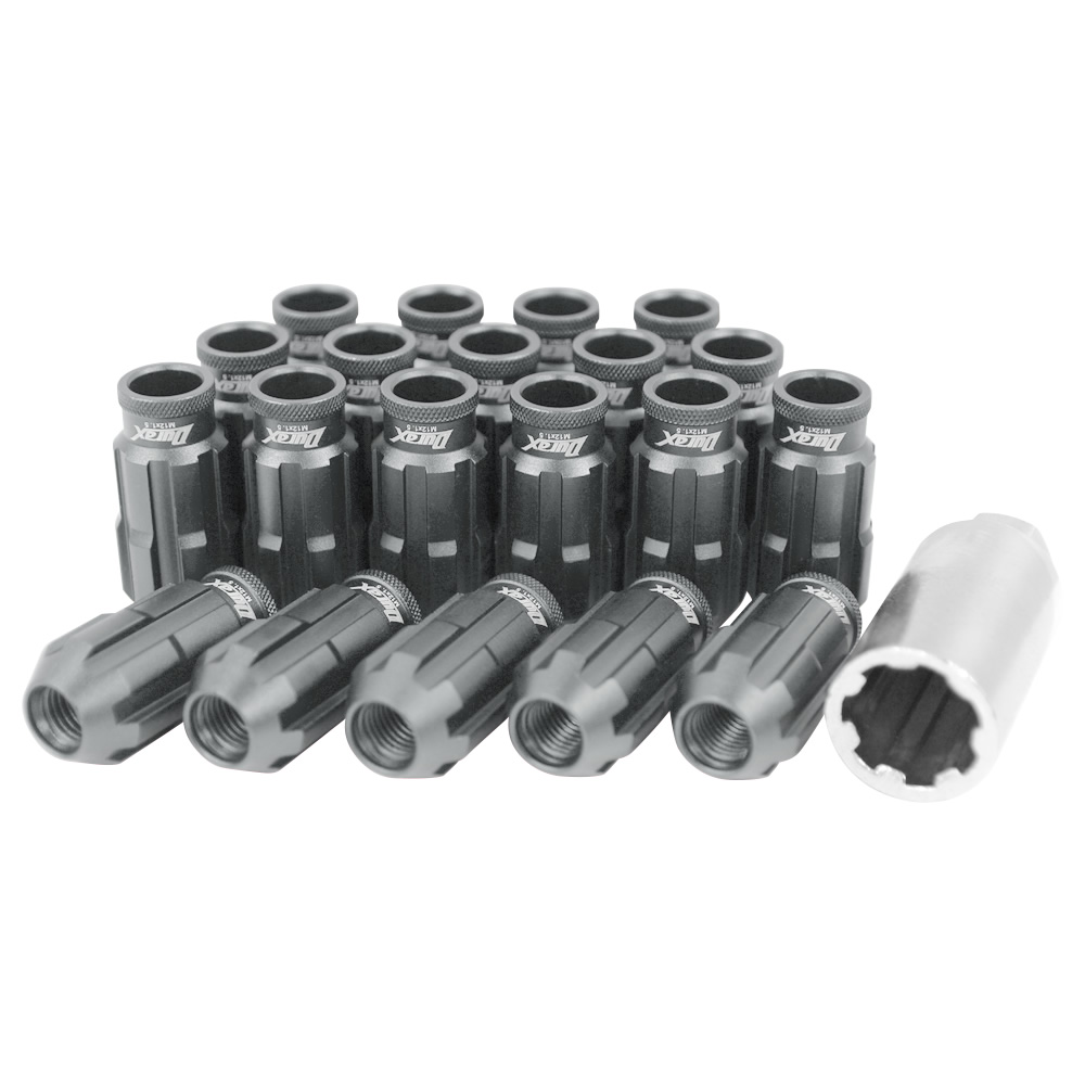 ホイールナット レーシングナット M12 P1.25 P1.5 ロング ロックナット 色選択 自動車 貫通 Durax | Durax | 03