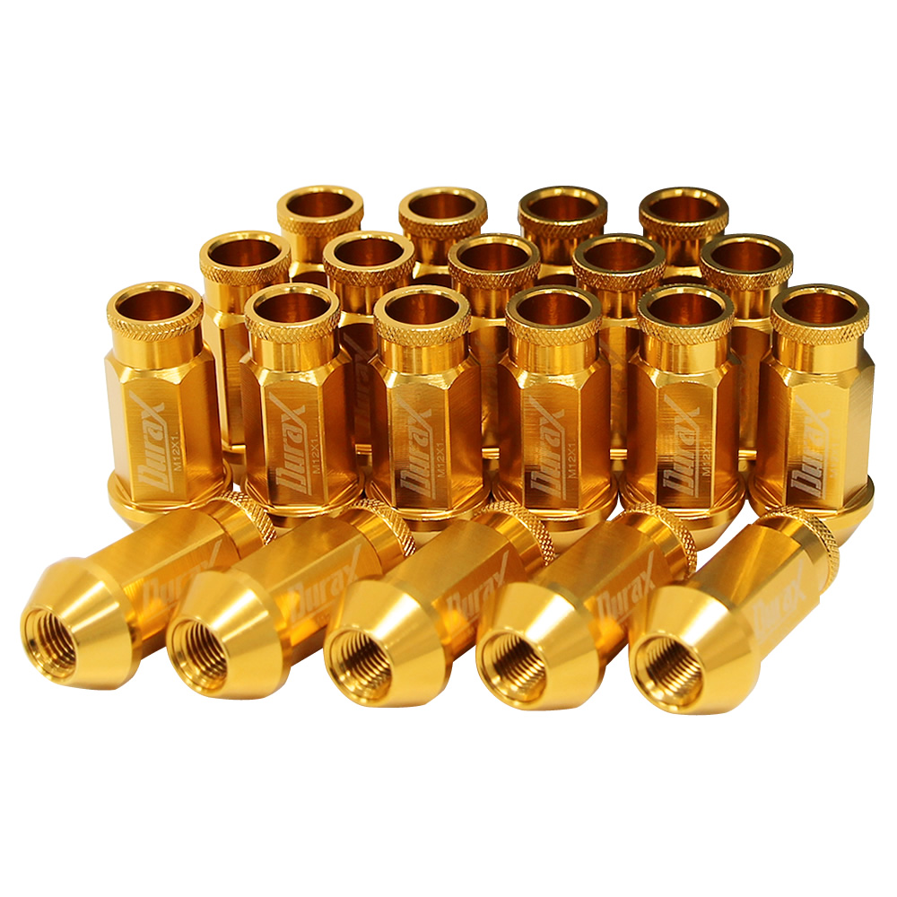 ホイールナット レーシングナット M12 P1.25 P1.5 ロング 色選択 自動車 貫通 Durax | Durax | 04