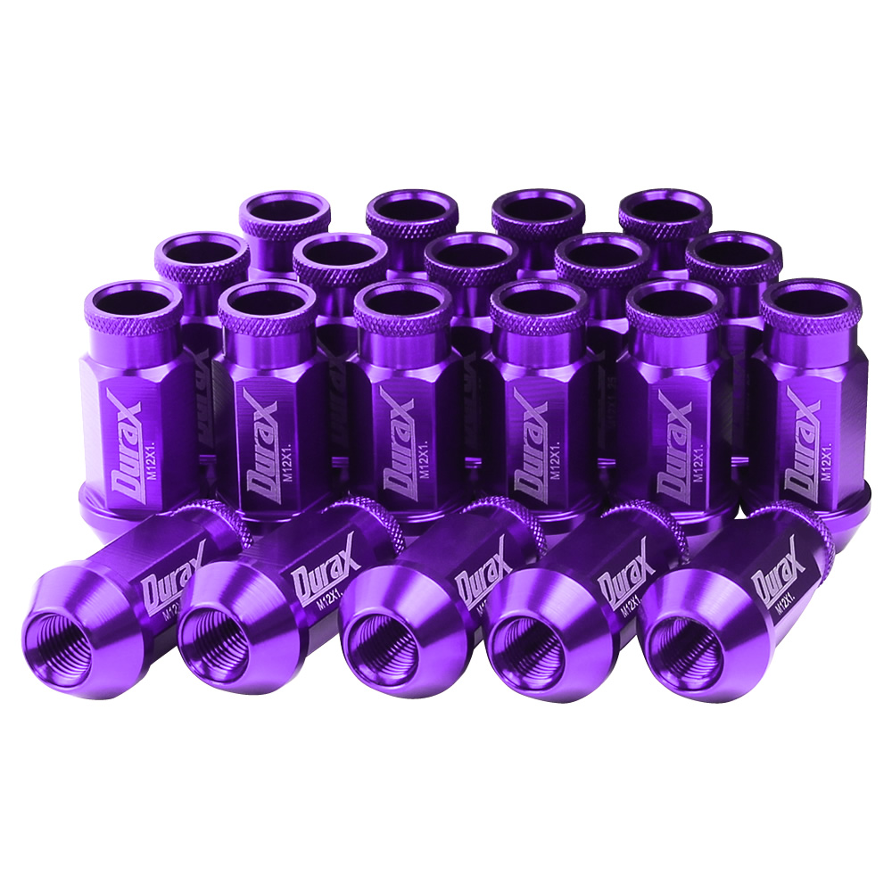 ホイールナット レーシングナット M12 P1.25 P1.5 ロング 色選択 自動車 貫通 Durax | Durax | 08