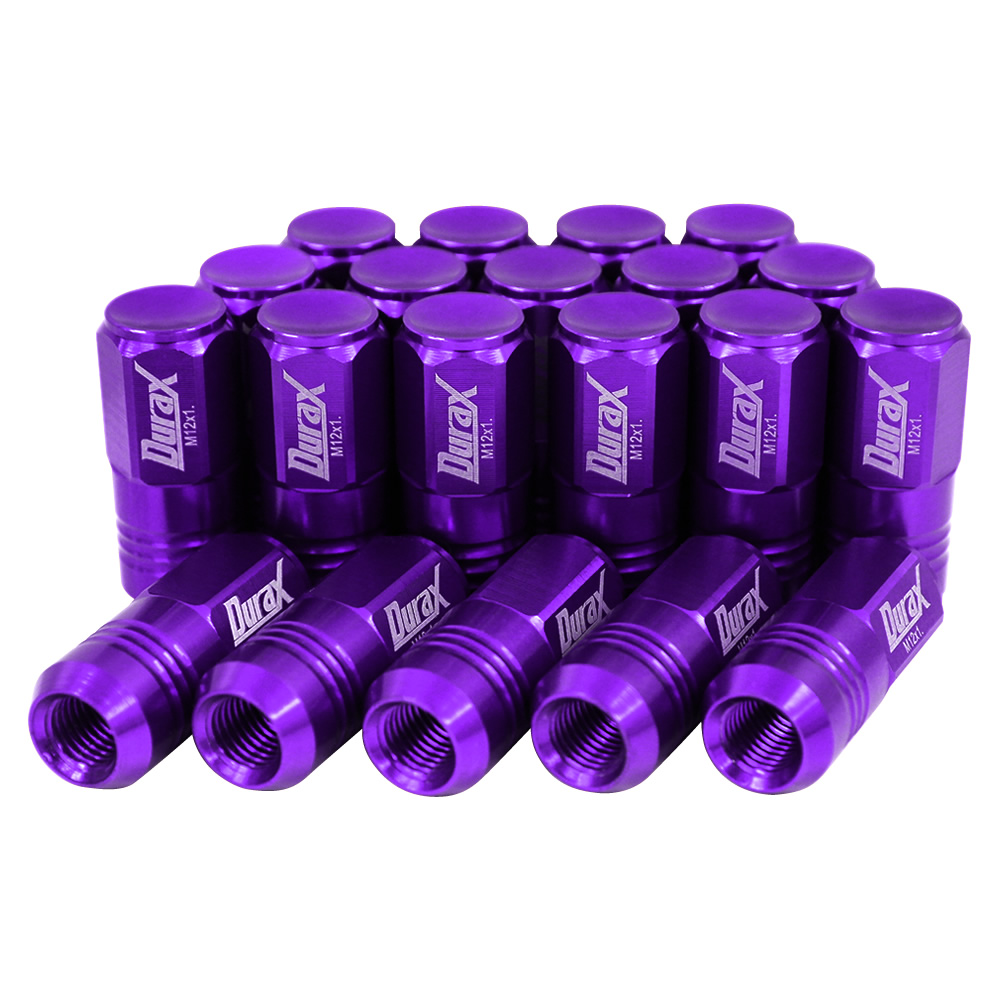 ホイールナット レーシングナット M12 P1.25 P1.5 ロング 色選択 自動車 袋 Durax | Durax | 08
