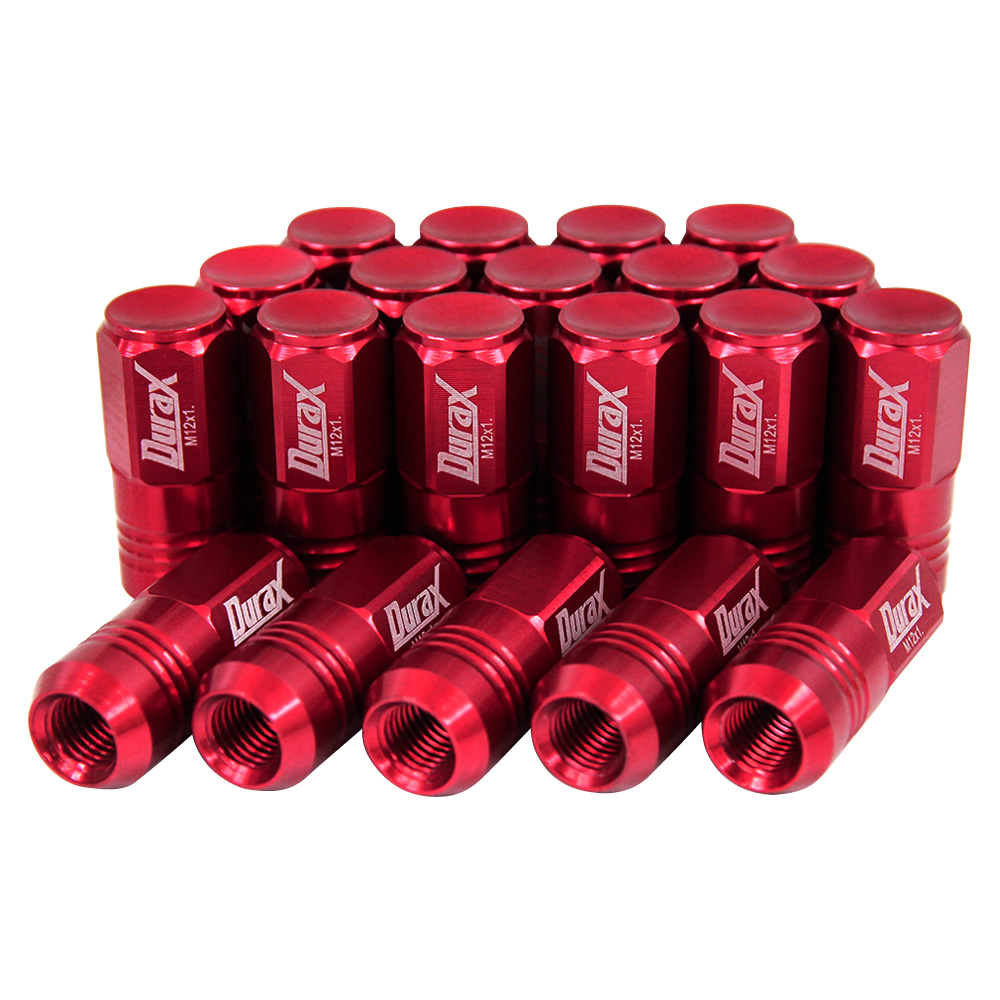 ホイールナット レーシングナット M12 P1.25 P1.5 ロング 色選択 自動車 袋 Durax | Durax | 09
