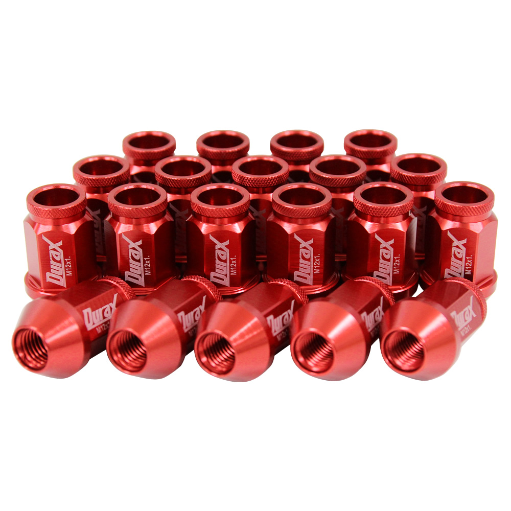 ホイールナット レーシングナット M12 P1.25 P1.5 ショート 色選択 自動車 貫通 Durax | Durax | 05