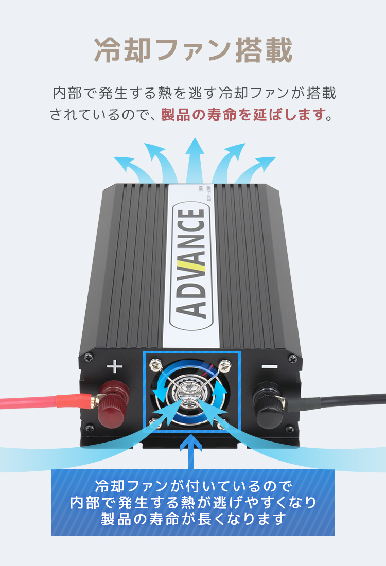 インバーター 24v 1500W DC24V/AC100V 定格1500W 最大3000W 疑似正弦波 