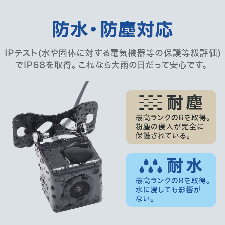 WEIMALL（ウェイモール） バックカメラ 小型 CCD カメラ 広角170度 CCD