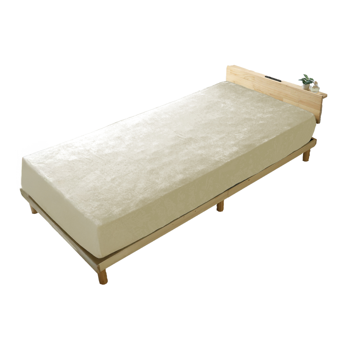 ボックスシーツ セミダブル マットレスカバー 冬 暖かい マイクロファイバー おしゃれ あったか 洗える ふわとろ毛布 柔らか 30cm対応 全面ゴム入り | WEIMALL | 02