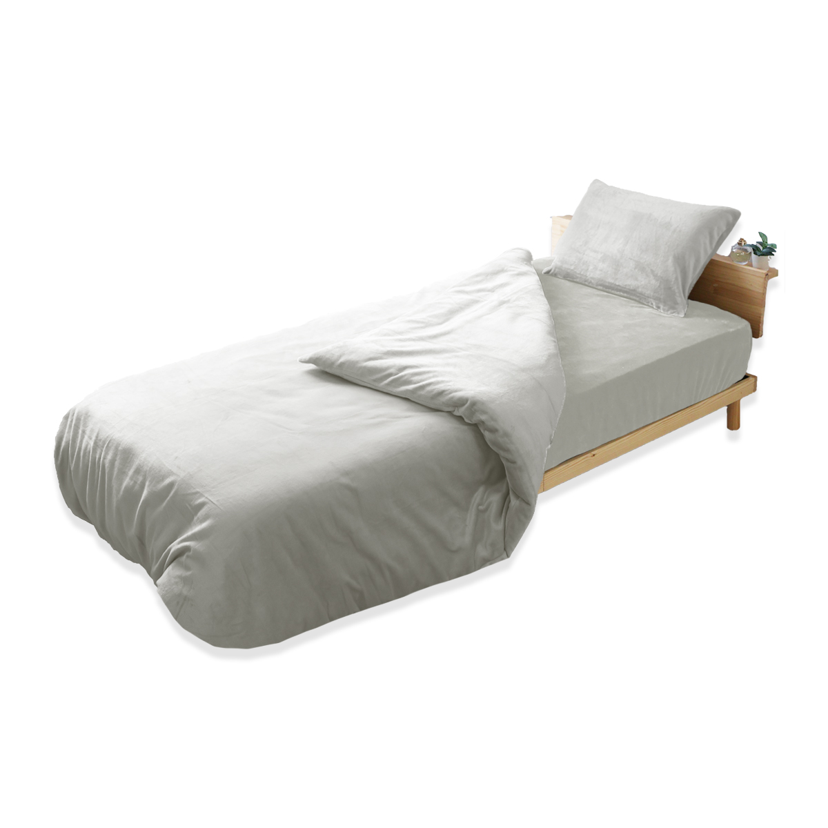 布団カバー 3点セット シングル 毛布にもなる おしゃれ 冬用 あったか 洗える 敷パッド マットレスカバー 掛け布団カバー ふわふわ 30cm対応 暖かい | WEIMALL | 01