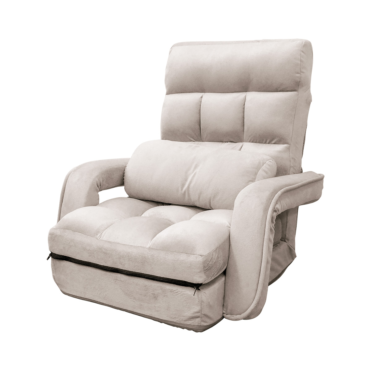 座椅子 1人掛け 腰痛対策 肘掛付き リクライニング ハイバック ソファベッド おしゃれ 日本製ギア コンパクト 座いす 一人掛け 一人用 肘掛け | WEIMALL | 11