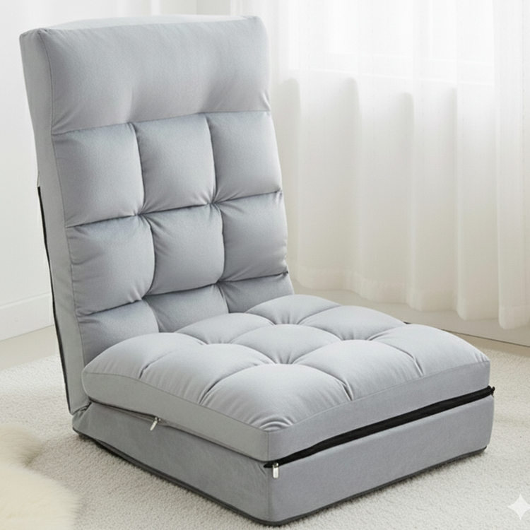 座椅子 おしゃれ 一人掛け リクライニング ソファーベッド ファブリック 北欧 フロアチェアー ローソファー 1年保証 | WEIMALL | 04